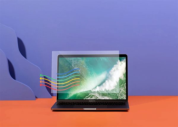Privátny filter Ocushield privátna fólia s blue-light fitrom pre MacBook Pro 14