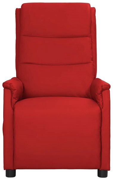 Kreslo Polohovacie kreslo vínová umelá koža, 338948 ...