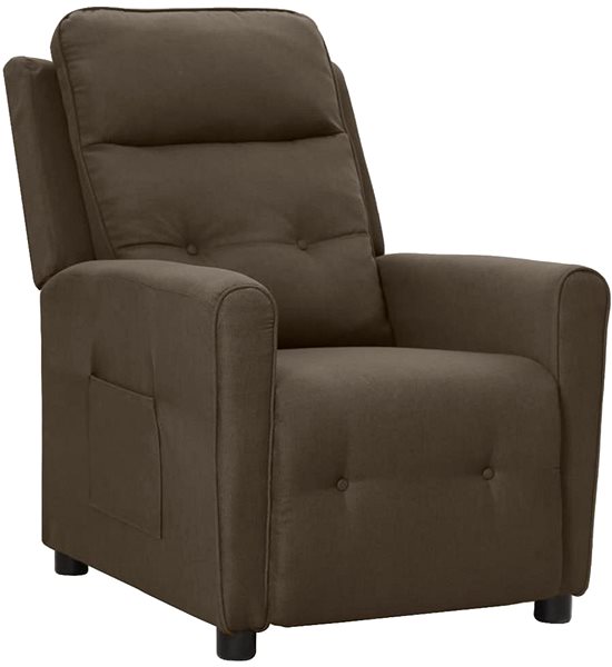 Křeslo SHUMEE 2místné polohovací křeslo, textil, taupe, 3084256 ...