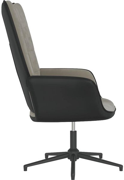 Křeslo SHUMEE elektrické polohovací TV křeslo, umělá kůže a textil, vínové, 3098369 ...