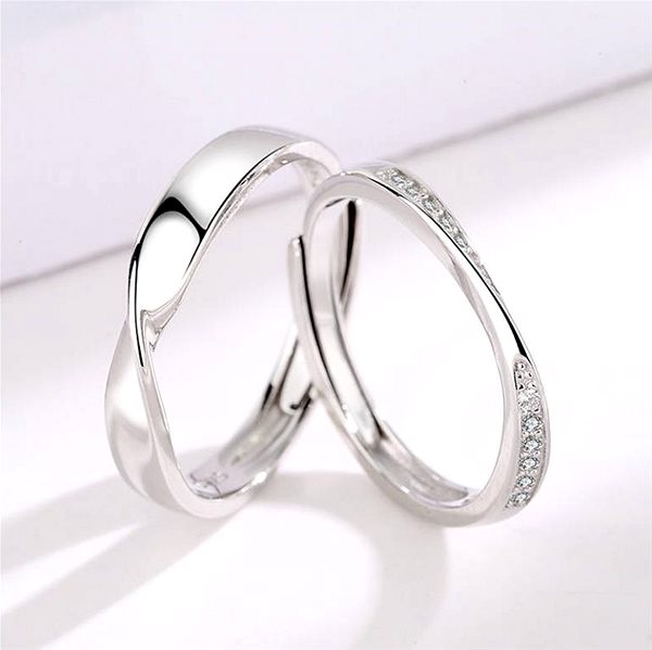 Medvídárek partner rings silver 925/1000, 5g.