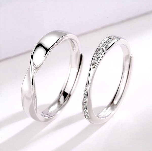 Medvídárek partner rings silver 925/1000, 5g.