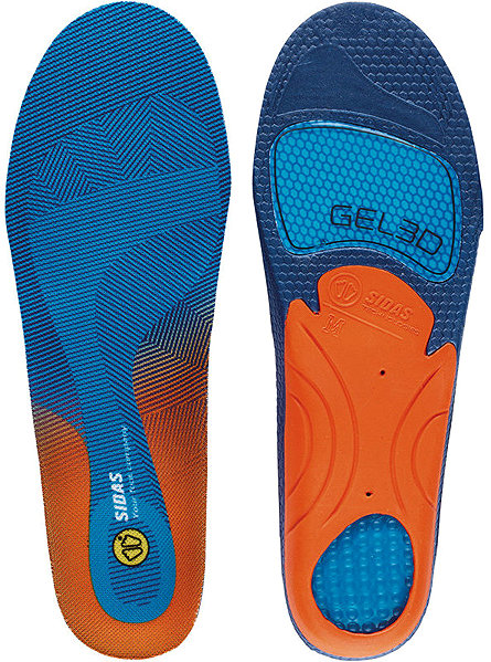 Sidas Cushioning Gel 3D XS (35–36) shoe insoles.