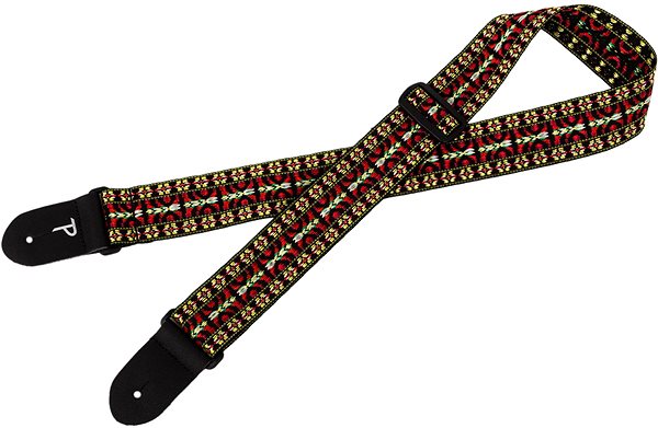 Gitarrengurt PERRIS LEATHERS 288 Poly Pro Red Green Yellow Hootenanny ...
