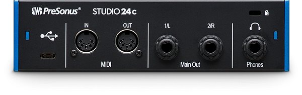External Sound Card  Presonus Studio 24c Connectivity (ports)