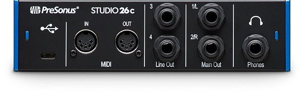 External Sound Card  Presonus Studio 26c Connectivity (ports)