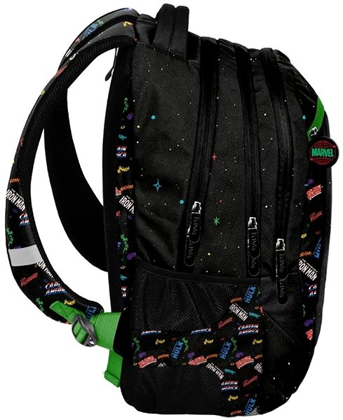 School backpack PASO Marvel Comics, Black .