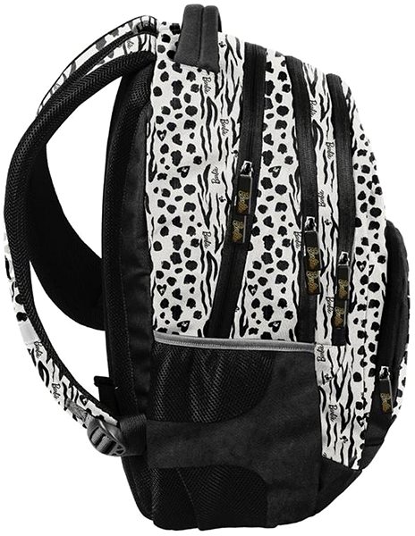 School backpack PASO Barbie, Black and White .