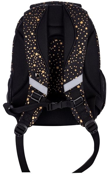 School Backpack HEAD Golden Effect Midnight Sky, Black .