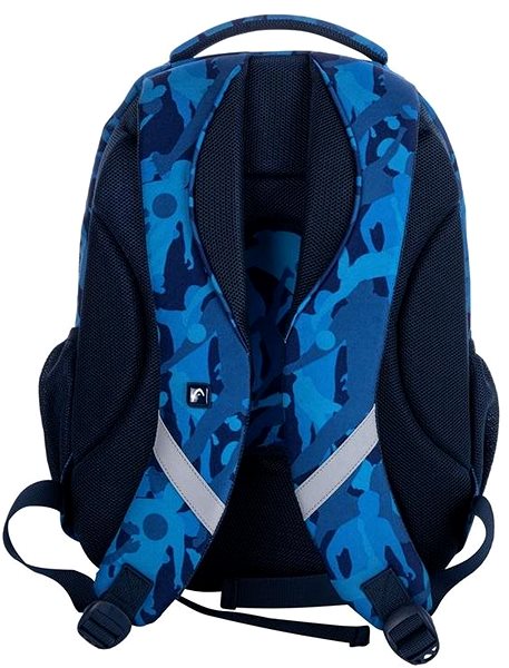 HEAD School Backpack Game On Moro Fan , Blue .