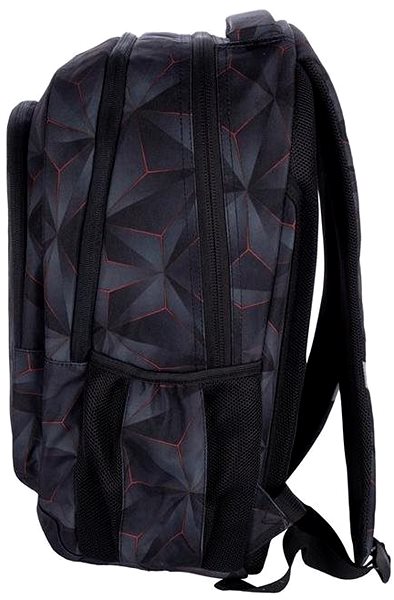 School backpack HEAD Red Lava black .