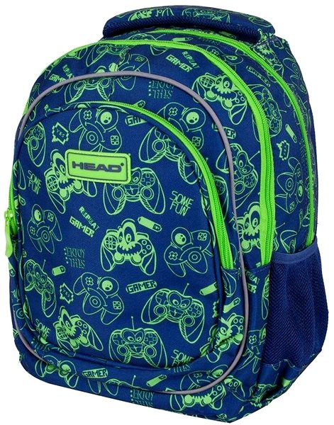 School backpack HEAD Gamer blue .