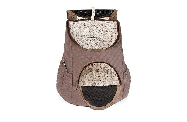 Dog backpack Muffin&Berry backpack for dogs and cats Hailey brown M .