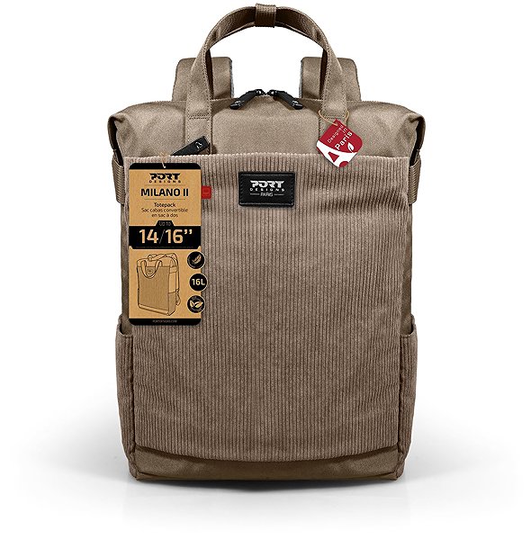 Laptop Backpack PORT DESIGNS Milano II ECO Totepack 14–16