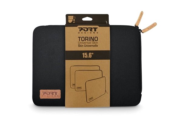 Laptop-Hülle PORT DESIGNS TORINO 15,6“ - schwarz Verpackung/Box