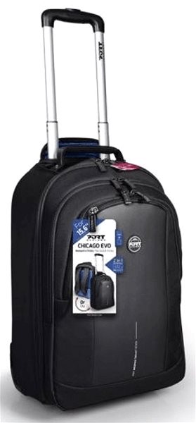 Laptop Backpack PORT DESIGNS CHICAGO EVO BACKPACK TROLLEY for 15,6’’ Laptop and 10.1