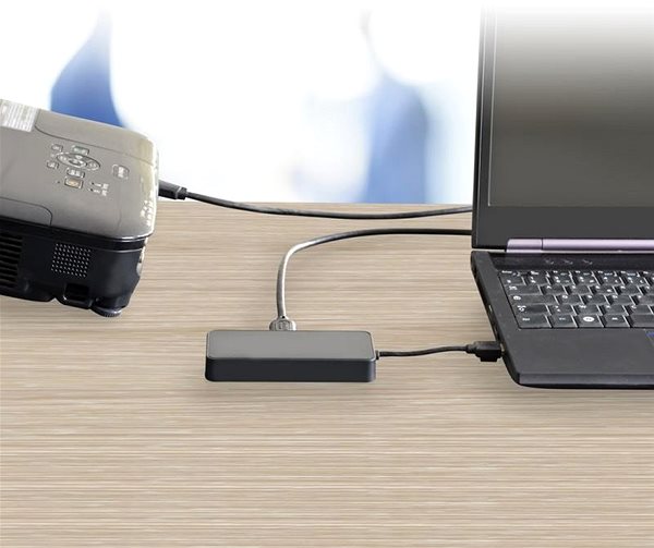 Port-Replikator PORT CONNECT Reisedockstation USB, VGA, HDMI, RJ45 Lifestyle