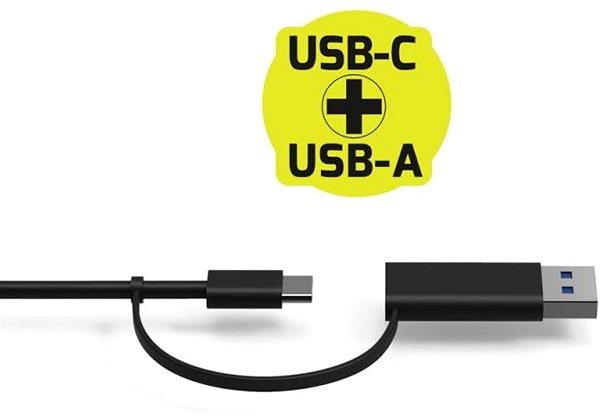 Docking Station PORT CONNECT Docking Station 8in1 USB-C/A, 2x 2K, dual video, HDMI, Ethernet, 3.5mm jack ...