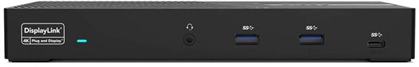 Docking Station PORT CONNECT universal docking station, 3x 4K USB-C + USB A, black ...