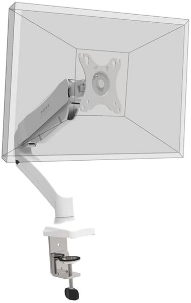 Držiak na monitor PORT CONNECT držiak na monitor na hranu stola/skrutka, 1 rameno, VESA do 32