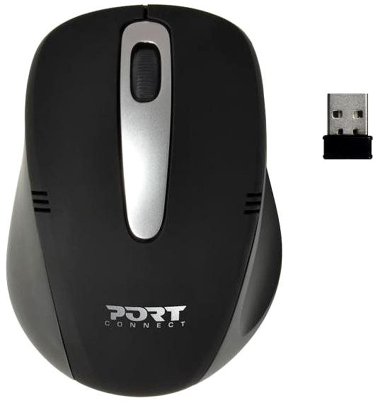 Maus PORT CONNECT Sedona Mouse -schwarz Anschlussmöglichkeiten (Ports)