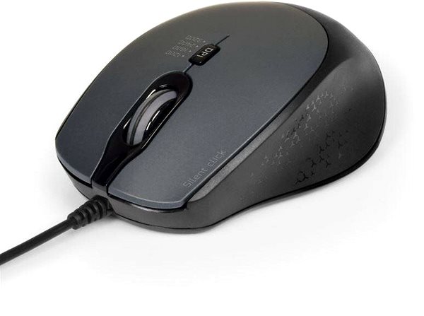 Myš PORT CONNECT SILENT USB-A/USB-C, čierna Vlastnosti/technológia