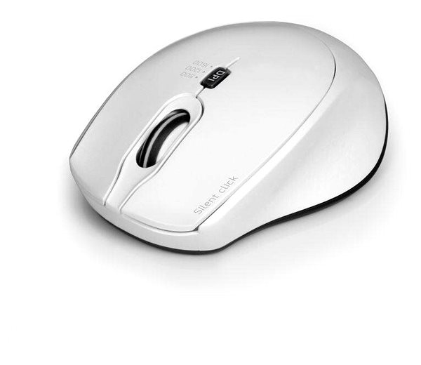 Myš PORT CONNECT SILENT, bezdrôtová, USB-A/USB-C dongle, 2,4 GHz, biela Vlastnosti/technológia