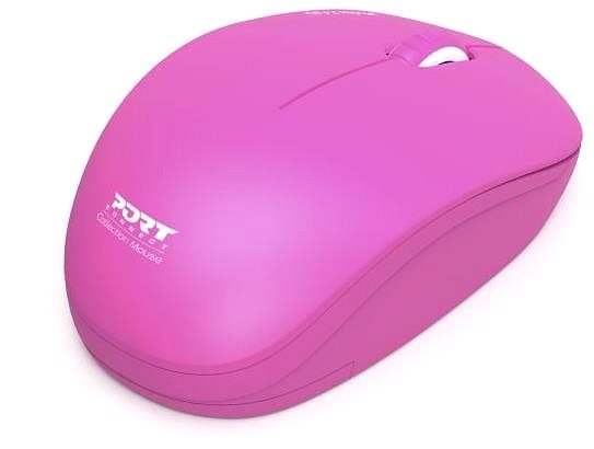 Myš PORT CONNECT Wireless COLLECTION, ružová Vlastnosti/technológia