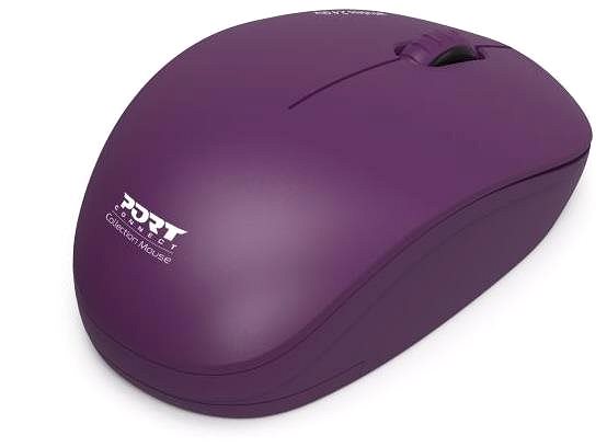 Myš PORT CONNECT Wireless COLLECTION, fialová Vlastnosti/technológia