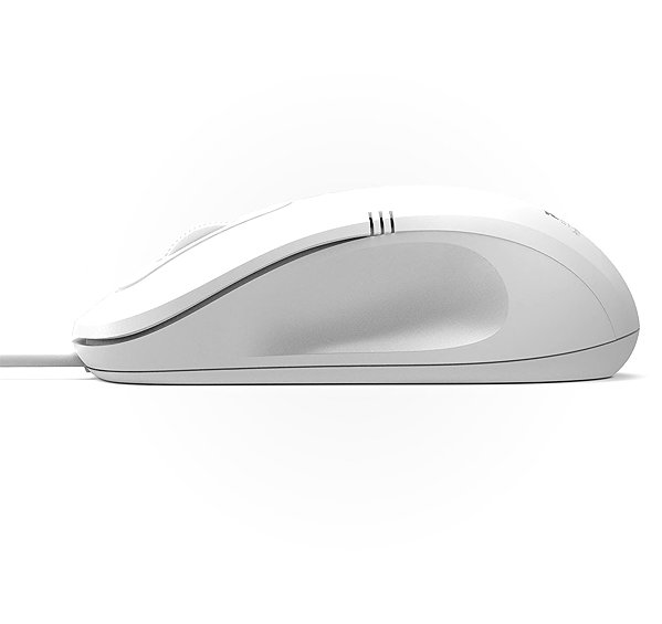 PORT CONNECT Pro Lite Mouse, USB-A, White.
