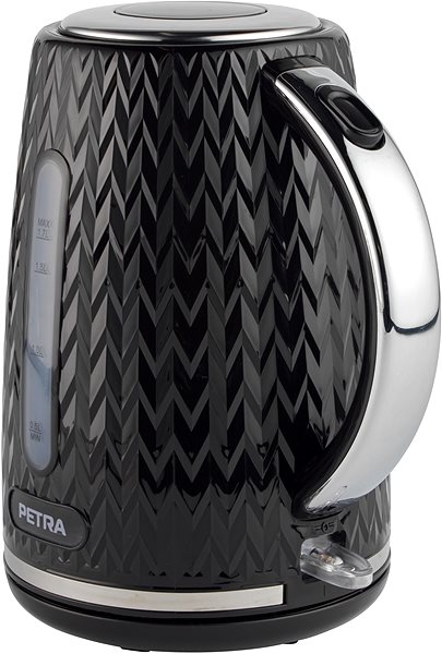 Electric Kettle PETRA Chevron Kettle Black ...