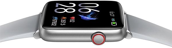Smart Watch Printwell PW-101, Silver with Grey Strap Features/technology