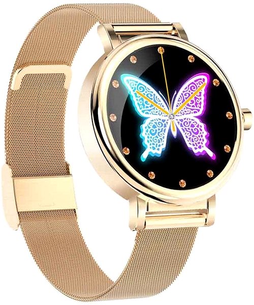 Smart Watch Printwell PW-105, Gold Lateral view