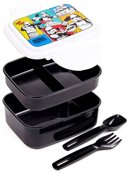 Lunch Box Puckator Lunch Box with Cutlery Bento Box - The Original Stormtrooper - Comics ...