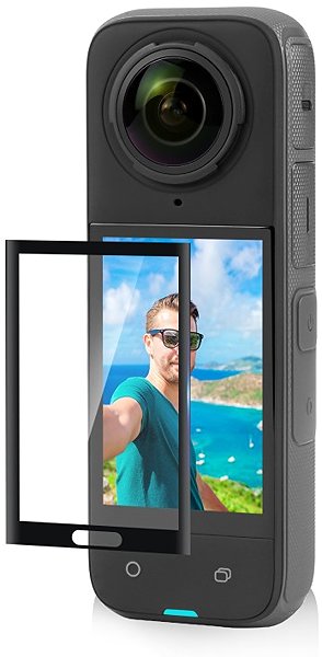 Glass Screen Protector PULUZ 9H 2.5D curved protective glass for Insta360 X4 ...