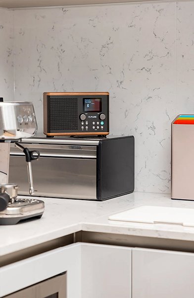 Radio PURE Classic H4 black/walnut ...