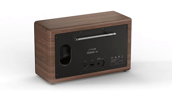 Radio PURE Classic H6 black/walnut ...