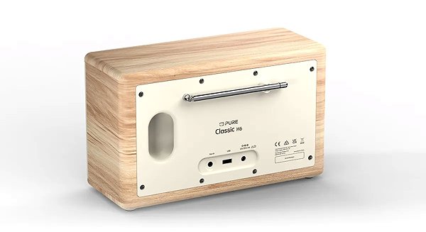 Radio PURE Classic H6 white/oak ...