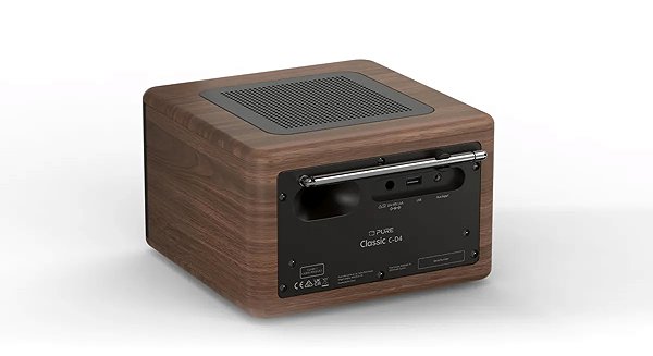 Radio PURE Classic C-D4 black/walnut ...