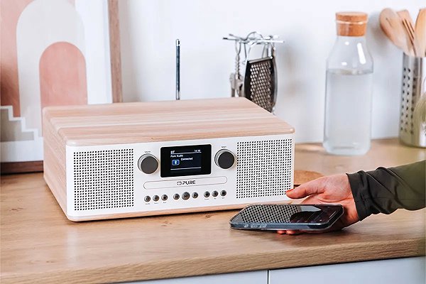 Radio PURE Classic C-D6 white/oak ...