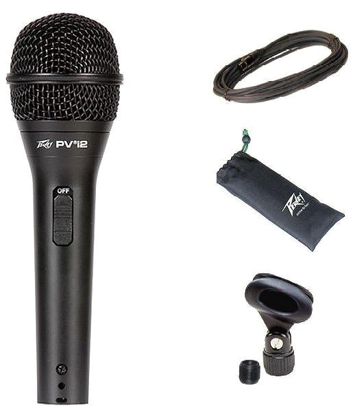 Microphone Peavey PVi 2W XLR Package content