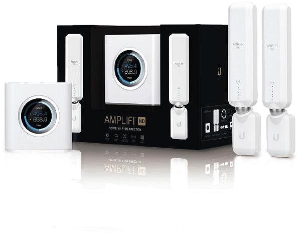 WiFi System Ubiquiti AmpliFi HD Home Wi-Fi Router + 2x Mesh Point Packaging/box