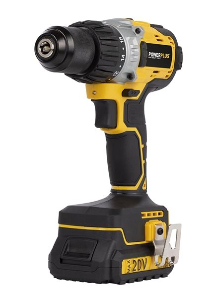 Cordless Drill POWERPLUS POWX00450 Lateral view