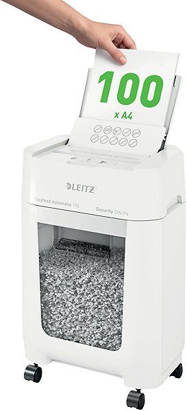 Aktenvernichter LEITZ Easyfeed Automatic 100 P4 ...
