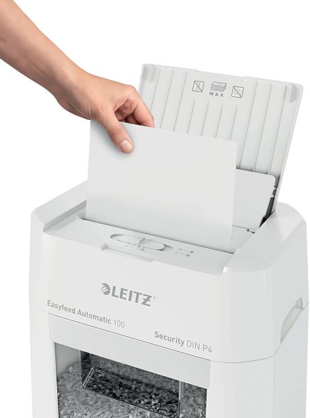 Aktenvernichter LEITZ Easyfeed Automatic 100 P4 ...