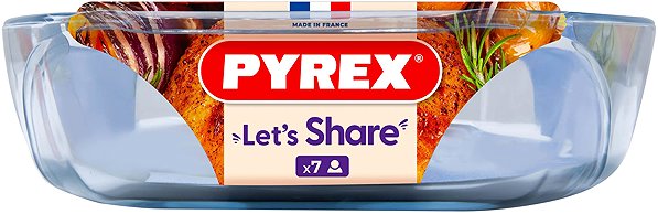 Auflaufform Pyrex Auflaufform 4 l oval, Glas ...