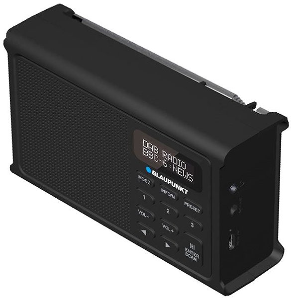 Radio BLAUPUNKT DR3BK, DAB+, FM, RDS, Bluetooth, black ...