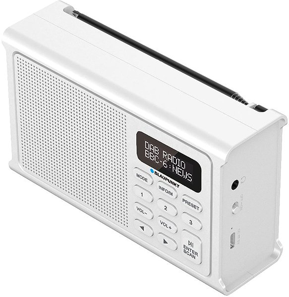 Radio BLAUPUNKT DR3WH, DAB+, FM, RDS, Bluetooth, white ...