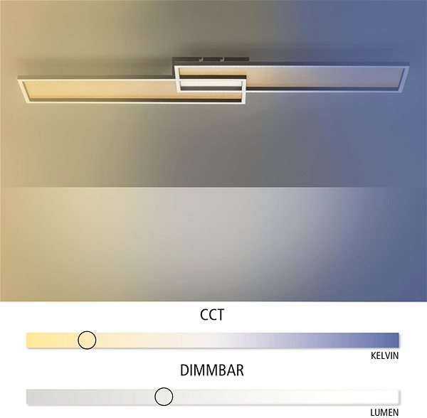 Ceiling Light Paul Neuhaus 8371-18 - LED Dimmable Ceiling Light AMARA, LED/40W/230V + Remote Control Features/technology