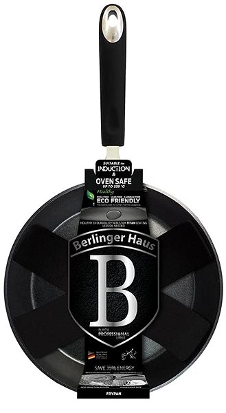 Pan BERLINGERHAUS Pan with titanium surface Black Professional Line 20cm Package content